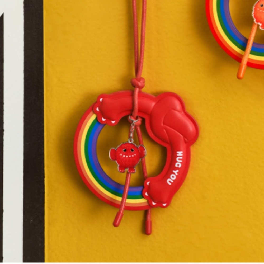 POP MART INSTINCTOY HUG YOU SERIES-Pendant Blind Box - Passion - Red - Unopened